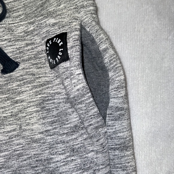 Victoria Secret PINK sweats / sweatpants / joggers heather gray extra small xs - Picture 3 of 6